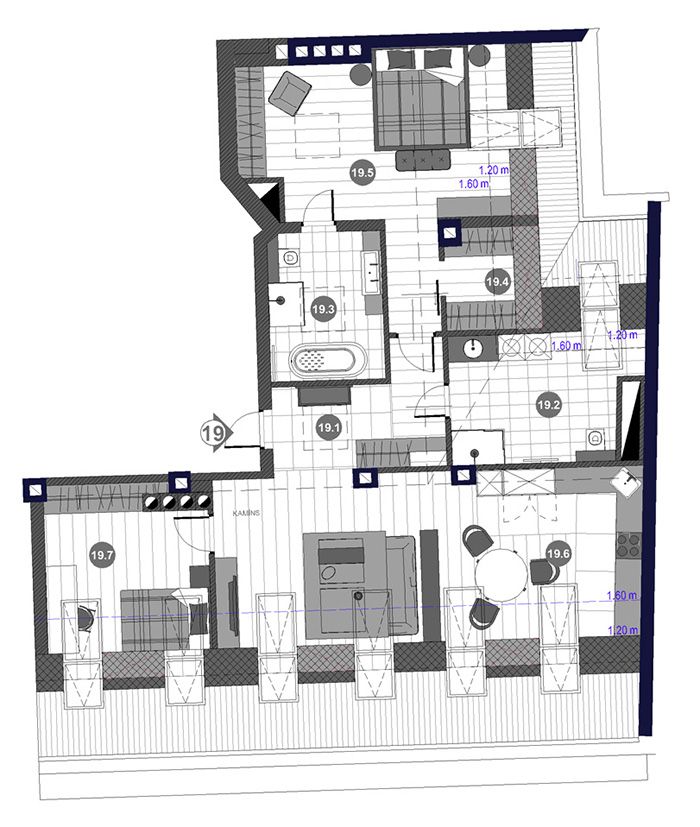 Apartment No.19 plans