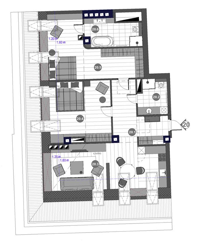 Apartment No.20 plans