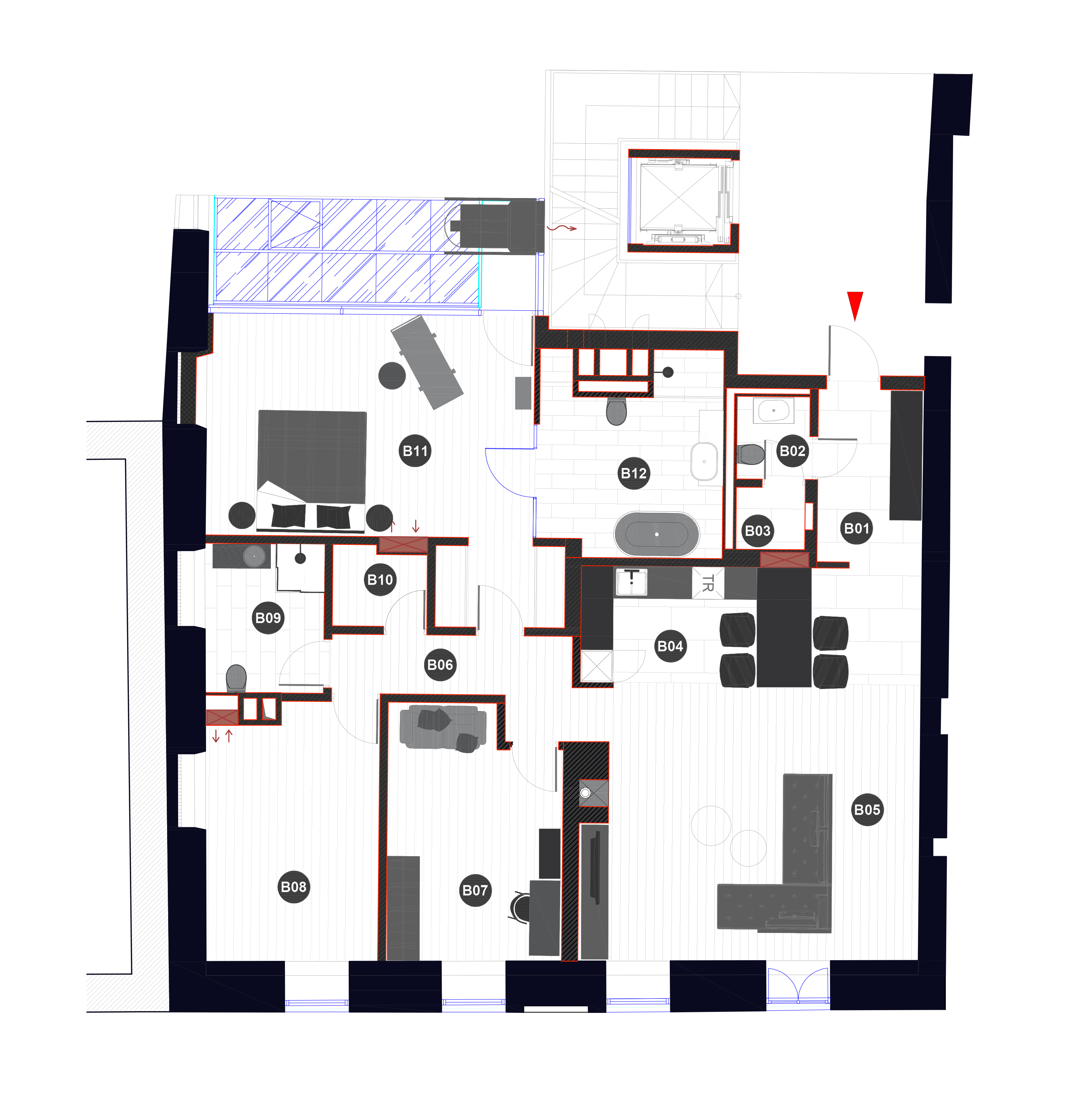 Apartment No.17-2 plans