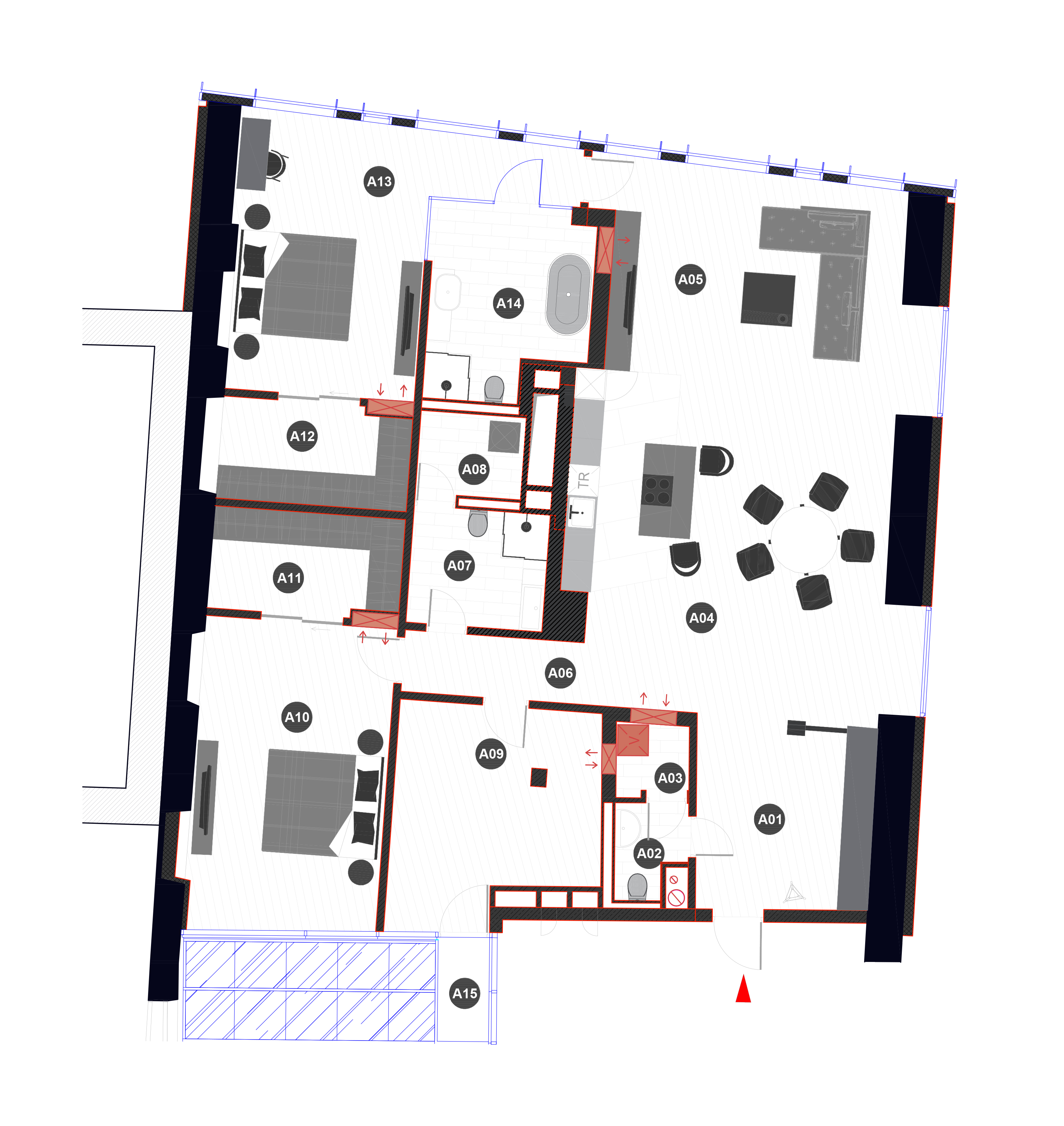 Apartment No.17-3 plans