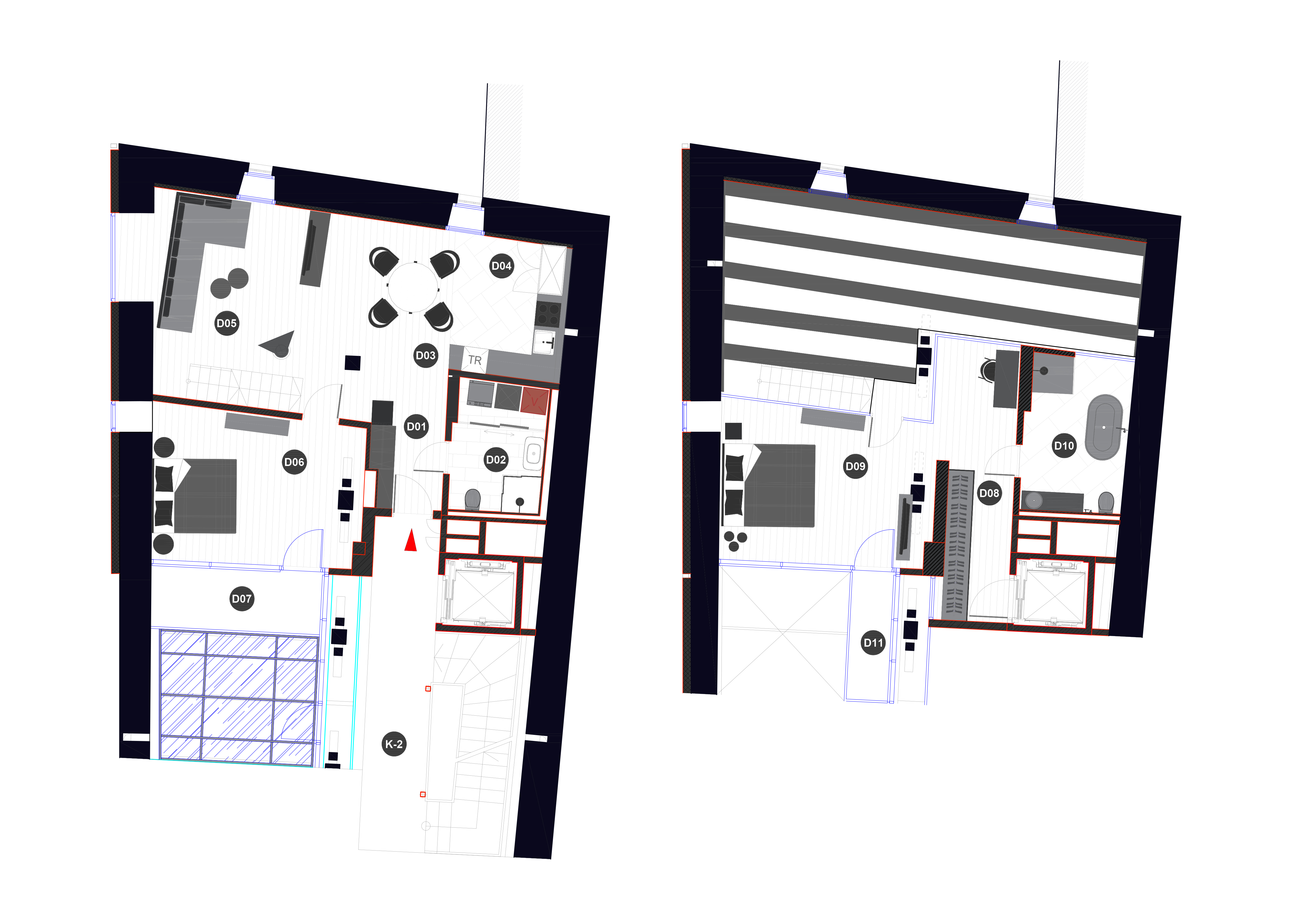Apartment No.13-3 plans