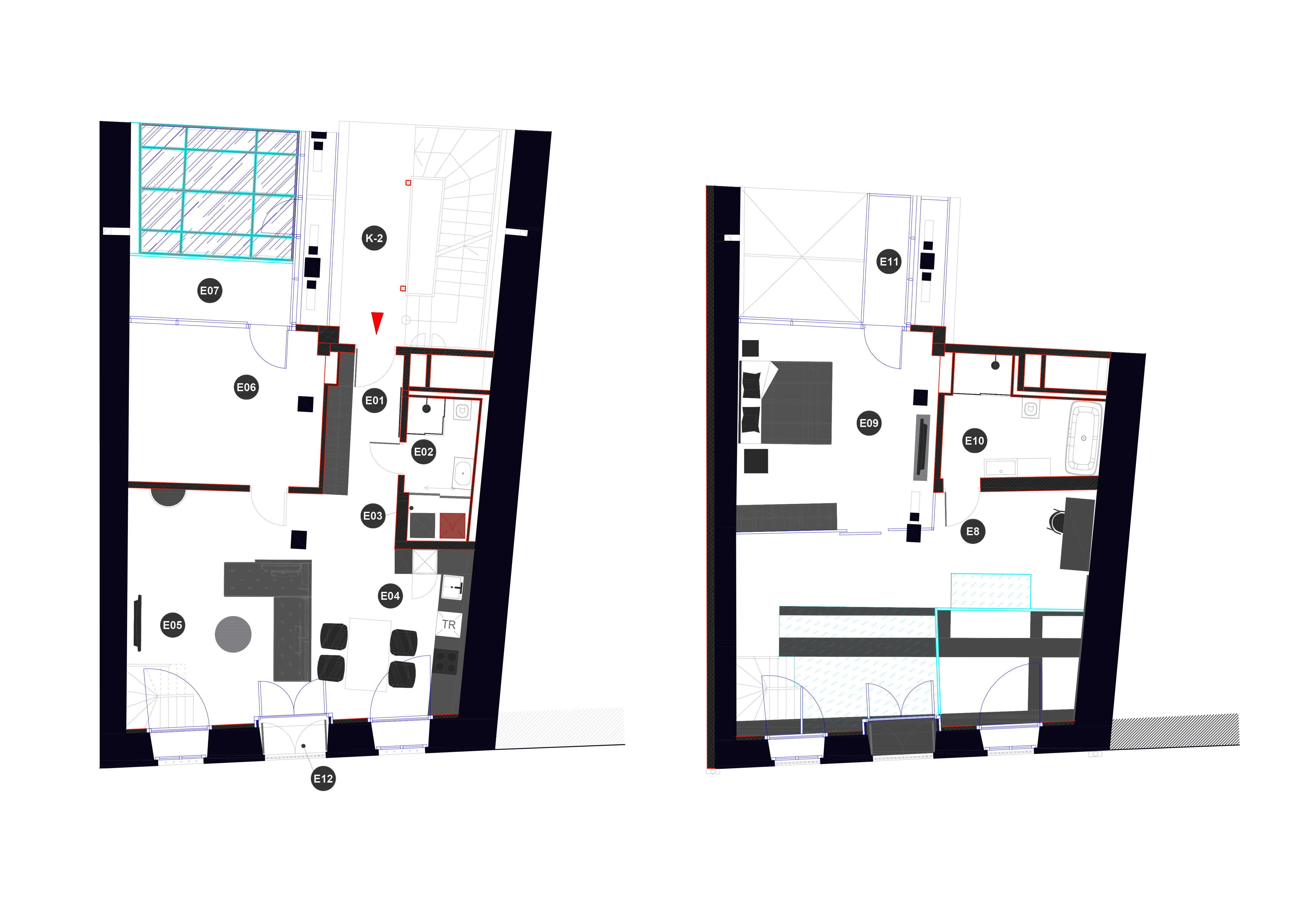 Apartment No.13-4 plans
