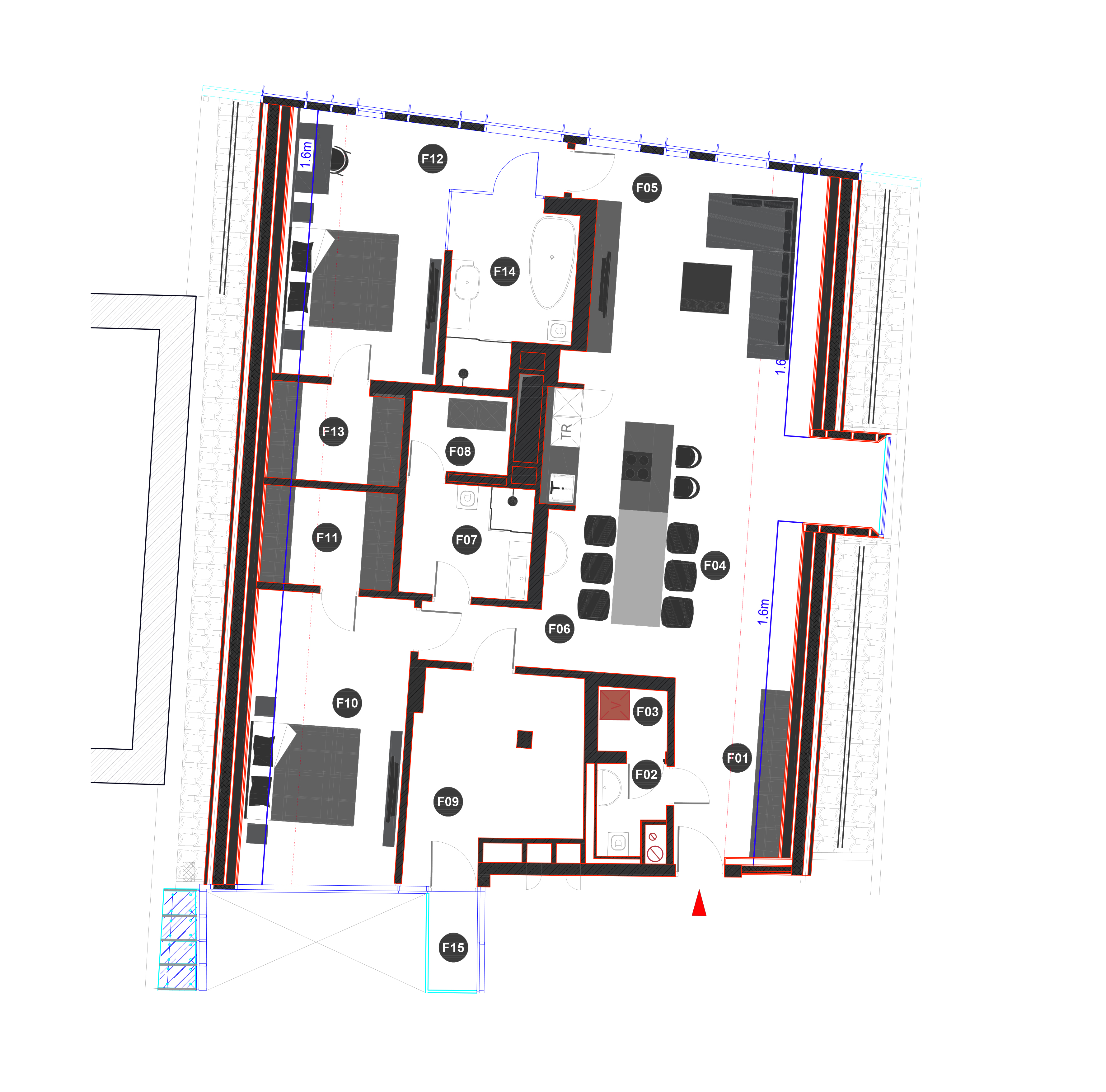 Apartment No.17-5 plans