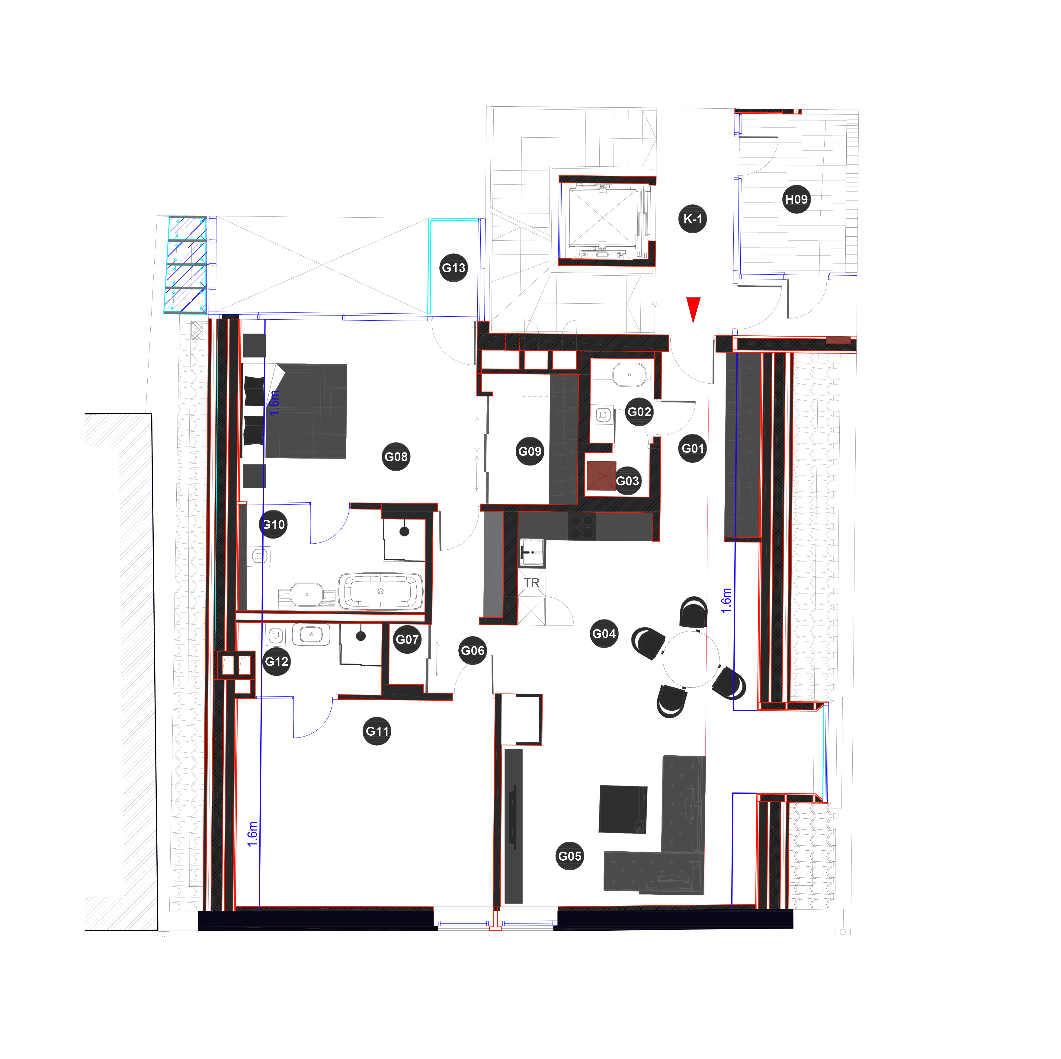 Apartment No.17-4 plans