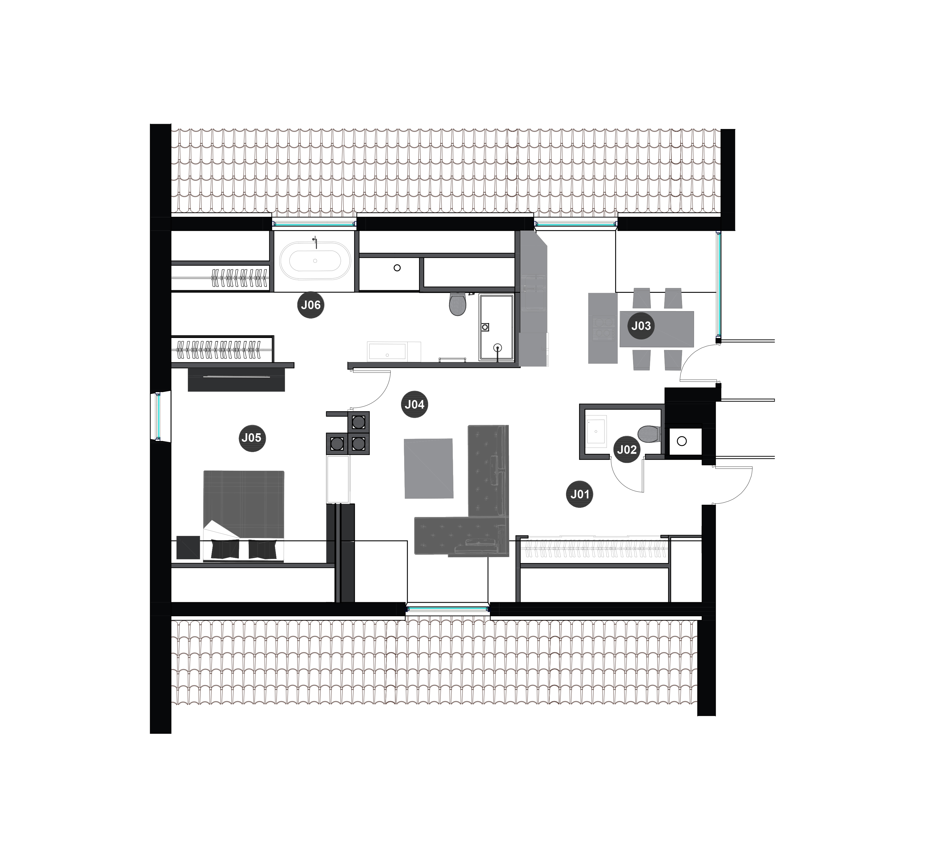 Apartment No.17-6 plans