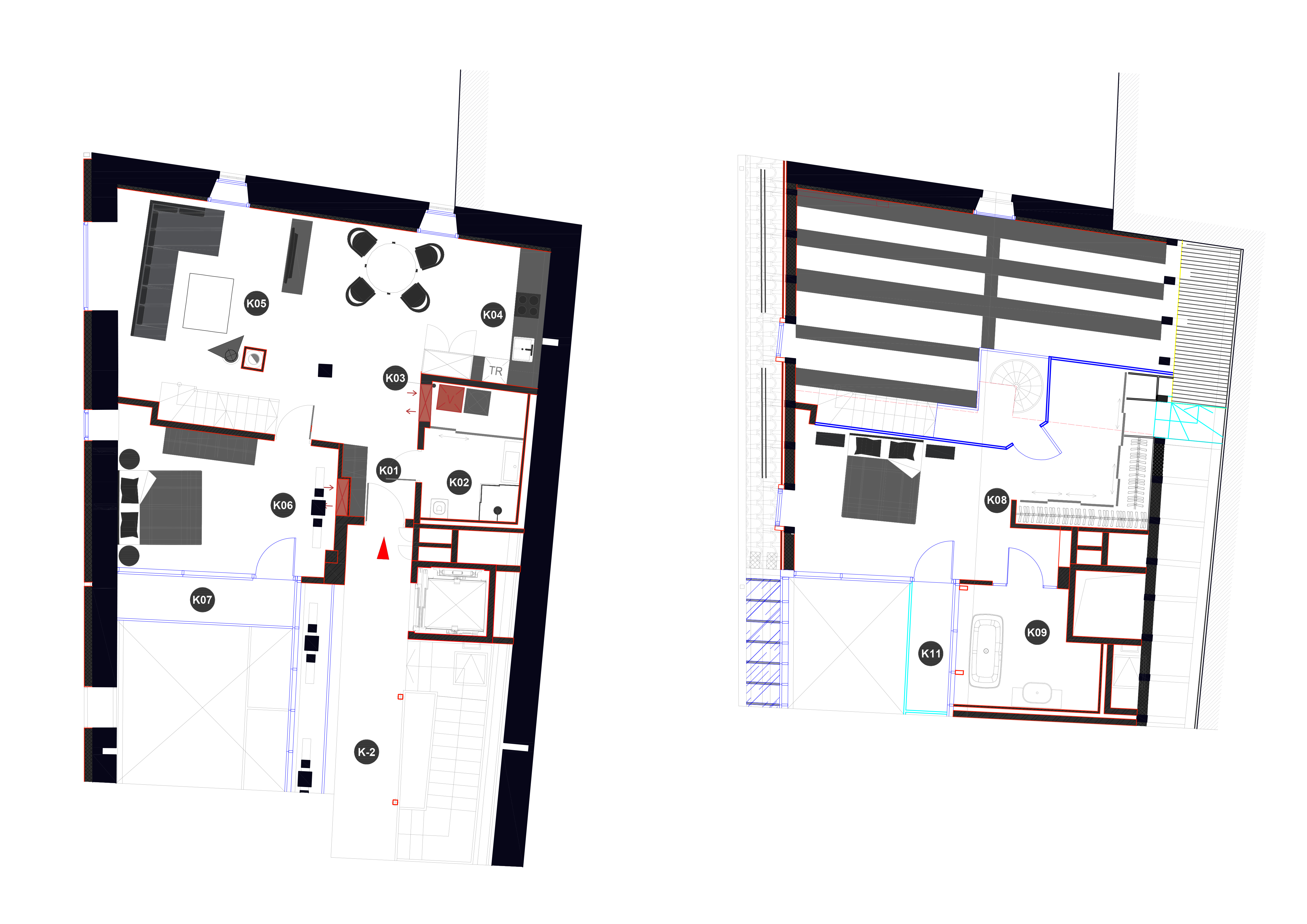 Apartment No.13-5 plans
