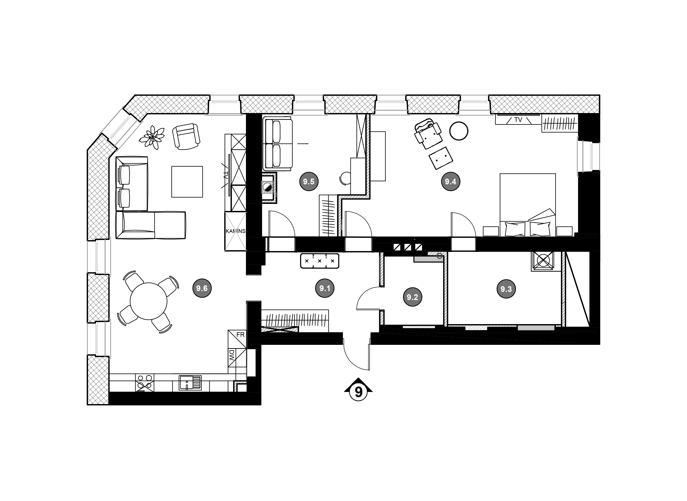 Apartment No.9 plans