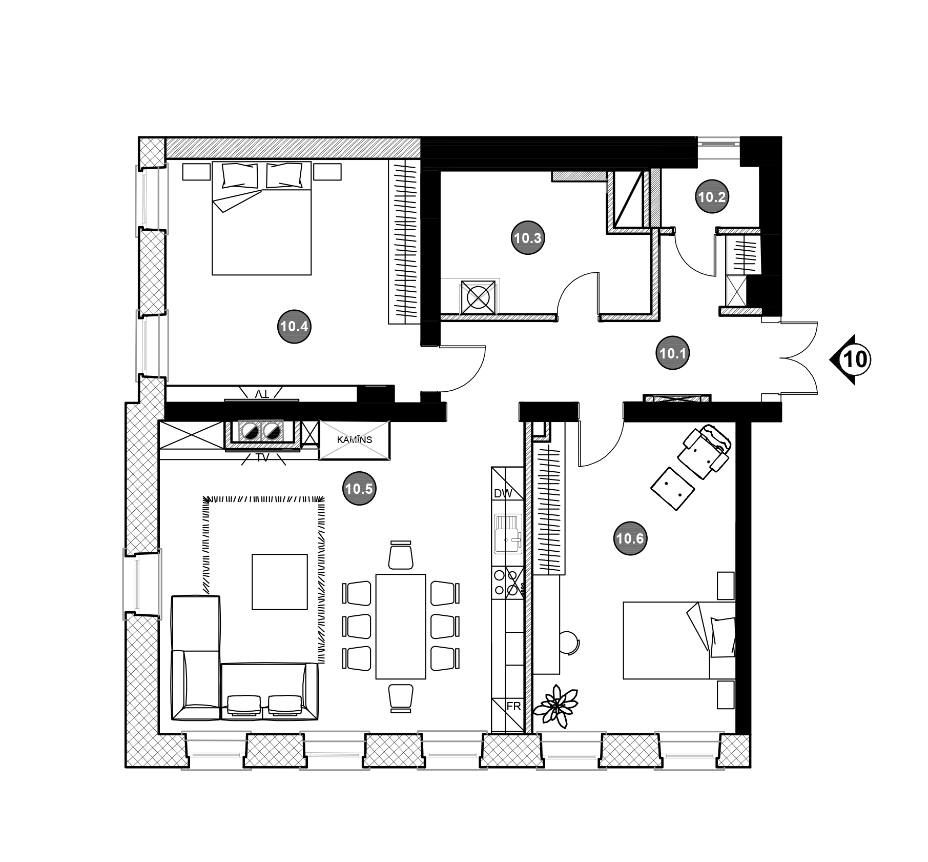 Apartment No.10 plans